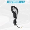 uxcell Automatic Gear Shift Knob Handle with Button for Ford