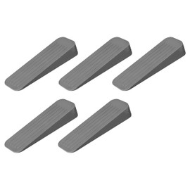 SUL Door Wedges Stopper, Heavy Duty Non-Slip Rubber Door Stop Wedge Holder, Non Scratching Non Slip Door Stop Jammer Ideal for Homes, Offices Carpet, Wood, Cement and Laminate Floor – 5pk