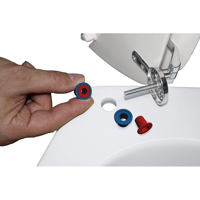 Toilet seat Stop Rela Insert for Toilet Seats to move
