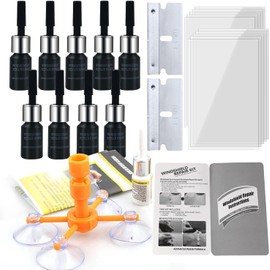 S-SNAIL-OO Windshield Repair Kit, Windshield Crack Repair Kit, Cracks'Gone Glass Repair Kit, Windshield Repair Kit for Chips and Cracks, Glass Repair Fluid for Fixing Chips and Star Shaped Crack (Aa)