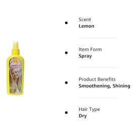 Sun In Aclarador De Cabello, 4,7 Onz