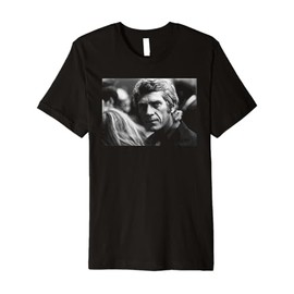 Steve McQueen The Great Escape Actor Motorcycle Racer 1969 Premium T-Shirt