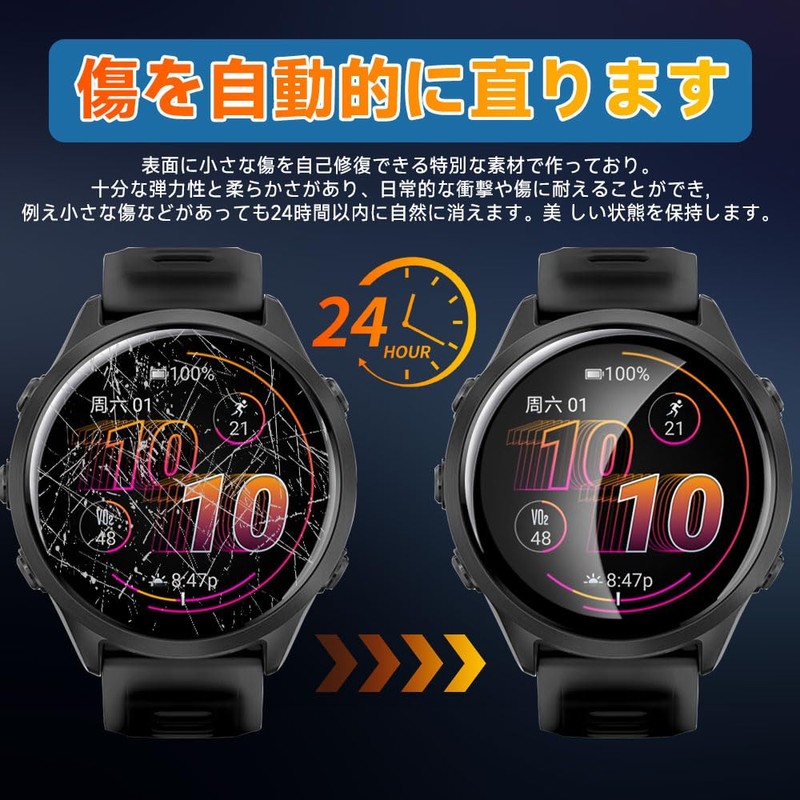 For Garmin Forerunner 570 42mm Film, 1.7 inches (42 mm),