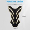 Cretassion Motorcycle Tank Pad Tank Protector Tank Sticker 3D Tank