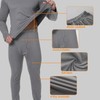 Riverruns Thermal Underwear for Men Fleece-Lined Long Johns Top and