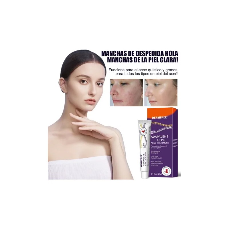 Gel Facial Anti-piel Acne Contiene Adapalene Para Piel Acne