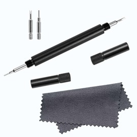 BISONSTRAP Spring Bar Tool, Watch Band Replacement Tool, Strap Removal and Assembly, Polishing Cloth, No gemstone