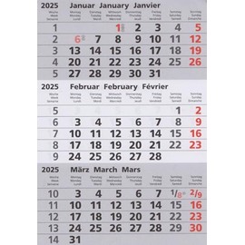 Calendar 2025 2026 Calendar - Monthly Calendar - Desk Calendar - Standing Calendar - Exhibition Calendar - Office Calendar - Metal Magnetic - Made in Germany