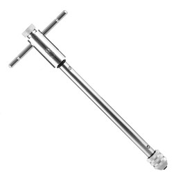 Bamyli T Handle Tap Wrench Ratchet, Tap Holder, Adjustable Tap Wrench, Extra Long Style for Metric Taps M5-M12