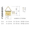 Pack of 10 Picture Eyelets - Size: 4 (32 x