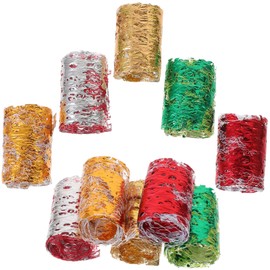 WOONEKY Fashion DIY Nail Art Supplies Gold Foil Mesh Gauze for Manicures Unique Decoration Kit for Women Durable Lightweight Nail Art Decor Combination Four