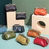 Kaaipee Coin Purse Genuine Leather Coin Case for Men and