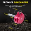 Premium 2-Inch PVC Pipe Reamer with 3/8-Inch Hex Shaft-2" Head