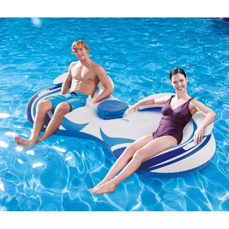 Summer Waves 100"x48" 2 Person Cooler Lounge