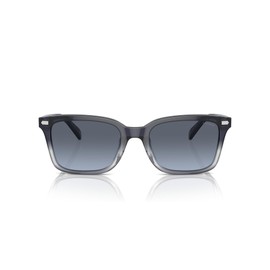 COACH Men's HC8398U Universal Fit Square Sunglasses, Blue Gradient/Smoke Blue Gradient, 54 mm
