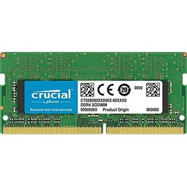Crucial 8GB DDR4 2400MT/s(PC4-19200) CL17 SODIMM 260pin CT8G4SFS824A Laptop Memory Upgrade