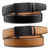 Zitahli Ratchet Belt Men 2 Pack - Click Leather Mens