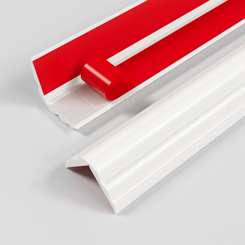 Elvone Wall Corner Protector Molding Trim, 1.6 in x 20