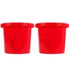 NUOBESTY 1 Pair Bucket Stilts Plastic Balancing Stilts, Red (Random
