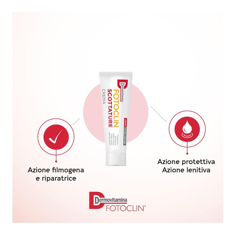 Dermovitamina Fotoclin Scottature Crema - Crema per il Trattamento di