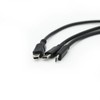 Dongar Set of 3 Short USB 3.0 Cables Including USB-A