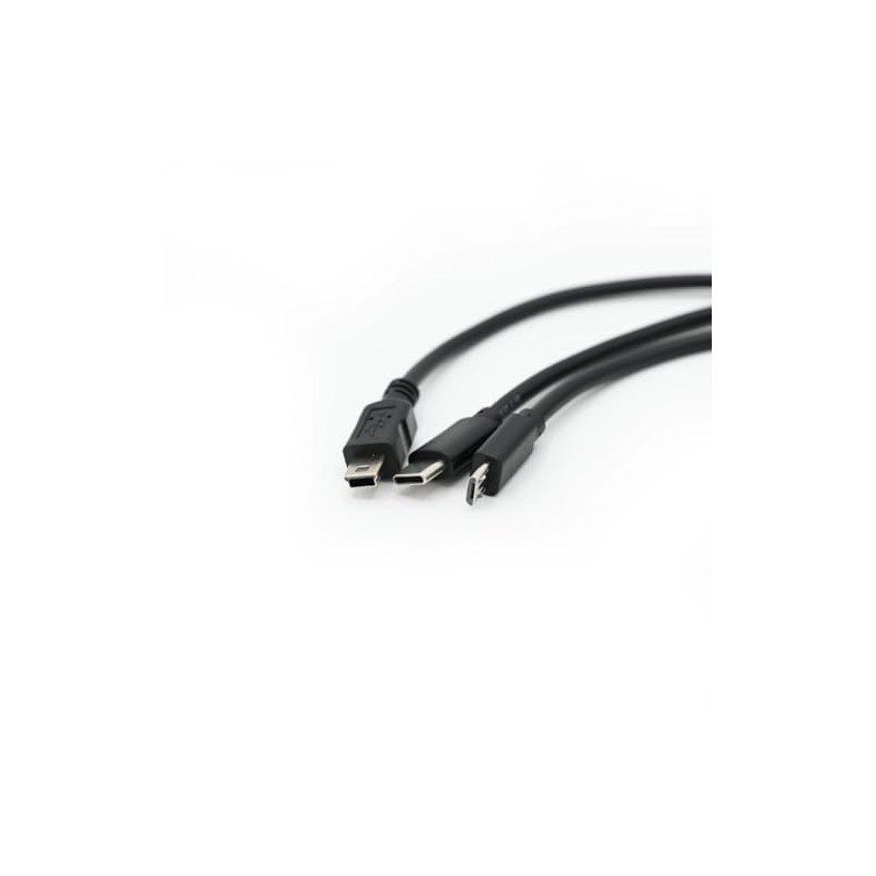 Dongar Set of 3 Short USB 3.0 Cables Including USB-A