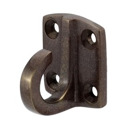 Kanirope® Wall Bracket with Hooks Bronzed for Barrier Cord Barrier Ropes Stair Ropes Handrail Ropes