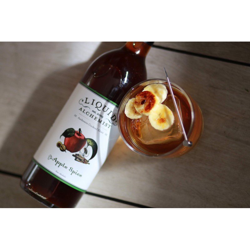 Liquid Alchemist Apple Spice Cocktail Syrup, Drink Mixer, Soda Syrup