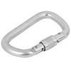 High Load Bearing Master Lock Outdoor Screwgate D shaped Carabiner