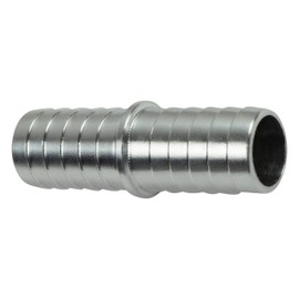 ICT Billet 5/8" to 5/8" Inch Hose Barb Splice Coupler Repair Fitting Adapter Connector Radiator Coolant Intercooler Heat Exchanger Fluid Designed & Manufactured in USA Bare Aluminum AN627-10A