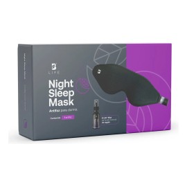 Antifaz Para Dormir Almohadillas 3d Night Sleep Mask. B Life Color Negro Negro