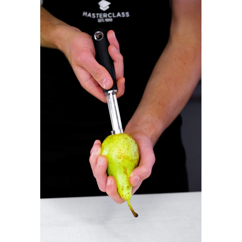 MasterClass MCSGNWAC Apple Corer with Soft Grip Handle, Stainless Steel,