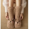 Women Winter Warm Super Soft Crew Socks Sleeping Cute Animal