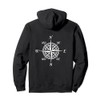 Compass Rose Nautical Pullover Hoodie