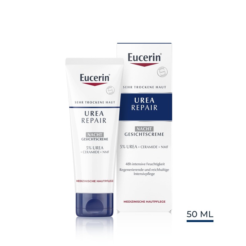 Eucerin UreaRepair 5% Urea Night Face Cream 50ml Night Cream