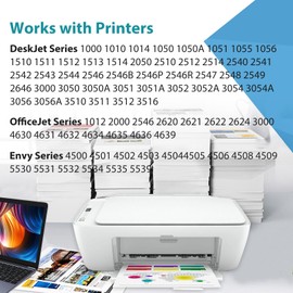 61XL Ink Cartridge for HP Ink 61 XL Black Color Replacement for HP61 HP61XL for 5530 4500 2620 4630 2540 4502 3050 1510 4632 4501 2542 2514 3510 4635 3050a 5535 4610 1000 1010 1512 3512 2541 Printer