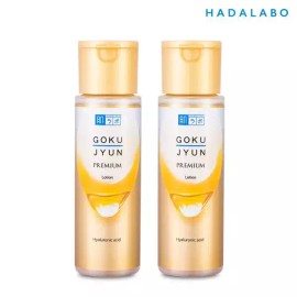 Hadalabo 하다라보 고쿠쥰 프리미엄 로션 170ml x2개 [하다라보 고쿠쥰 밀크 140ml x2개] Hada Labo Gokujyun Premium Lotion 170ml x2 [Hada Labo Gokujyun Milk 140ml x2]