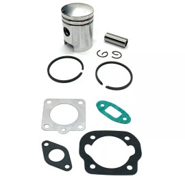 DENNY CYCLES Puch E50 ZA50 Stock 38mm Replacement Piston Kit w/ Gaskets L@@K 50cc