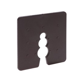 Spacer Pack Flat Washers for DIY - Packer Spacer Wedge for Furniture, Levelling, Spacing Tiles, Door, Window, Installation - (Pack of 50) Plastic Frame Colour Coded 50 x 50 x 2 mm