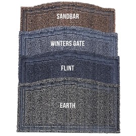 Don Aslett Small Astro Turf Mat - Tuscany Style 20"x36" - Color: FLINT