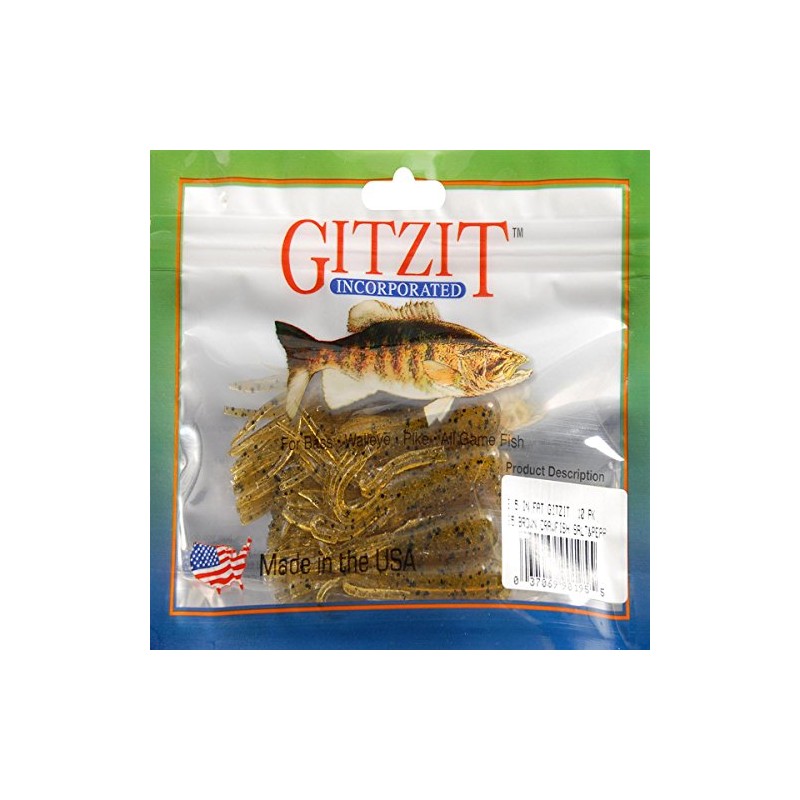 GITZIT 90195 Fat, Yellow, 2.5 Inch (Pack of 10)