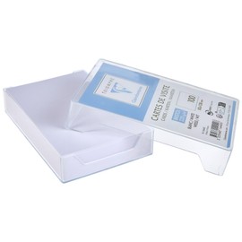 Clairefontaine Triomphe Bristol 1444C - Box of 100 Business Cards Extra White Blank 82 x 128 mm, 220 g, 1 Box