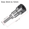 sourcing map Router Collet Extension Rod Converter Adapter 8mm to