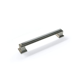 NewAge Products Home Cabinet 5" (128mm) Centers-to Center Brushed Black Nickel Traditional Small Handle, Cabinet Pull Handles, 80130