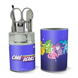 Care Bears: Unlock the Magic Logo Group Stainless Steel Manicure Pedicure Grooming Beauty Care Travel Kit