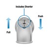 DANCO Decorative Bathtub Faucet Spout with Pull Up Diverter |