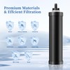 OEMIRY Replacement Carbon Cartridge for Gravity Filter System OM-CF501/502/503/504/505, Pack