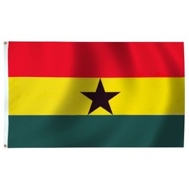 Valley Forge Ghana Flag 4x6 Foot Perma-Nyl