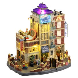 Lemax The Haunted Hotel Haven, with 4.5V Adaptor #45220