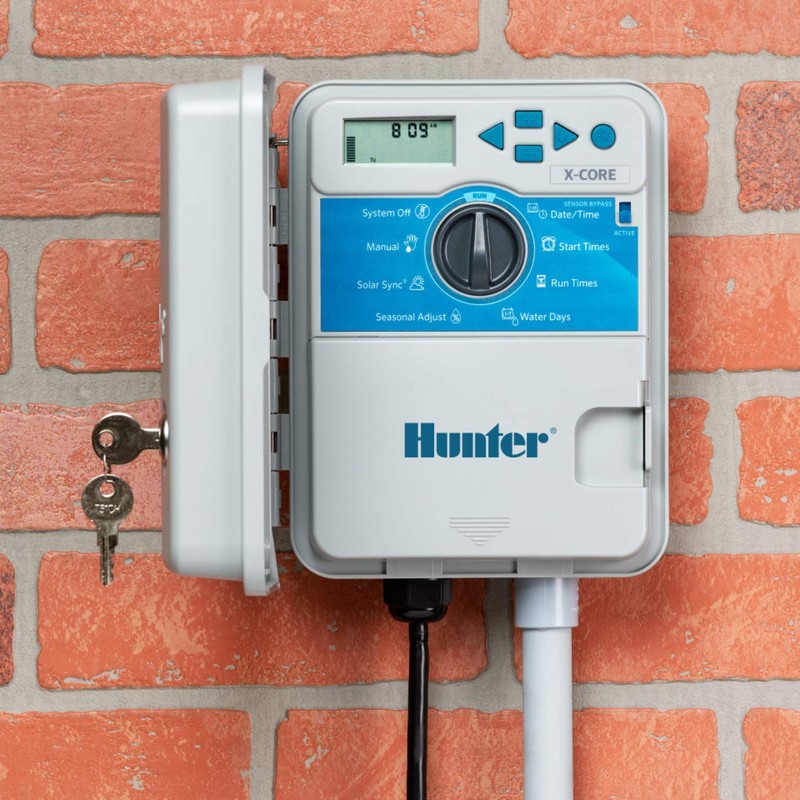 Hunter XC600 X-Core 6 Station Outdoor Sprinkler Controller, Easy Install